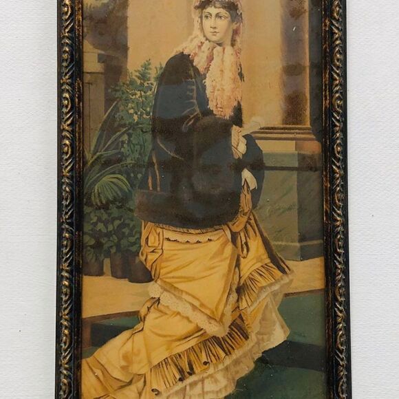 Print Carl Schellein On The Way To The Ball VTG - Picture 1 of 3